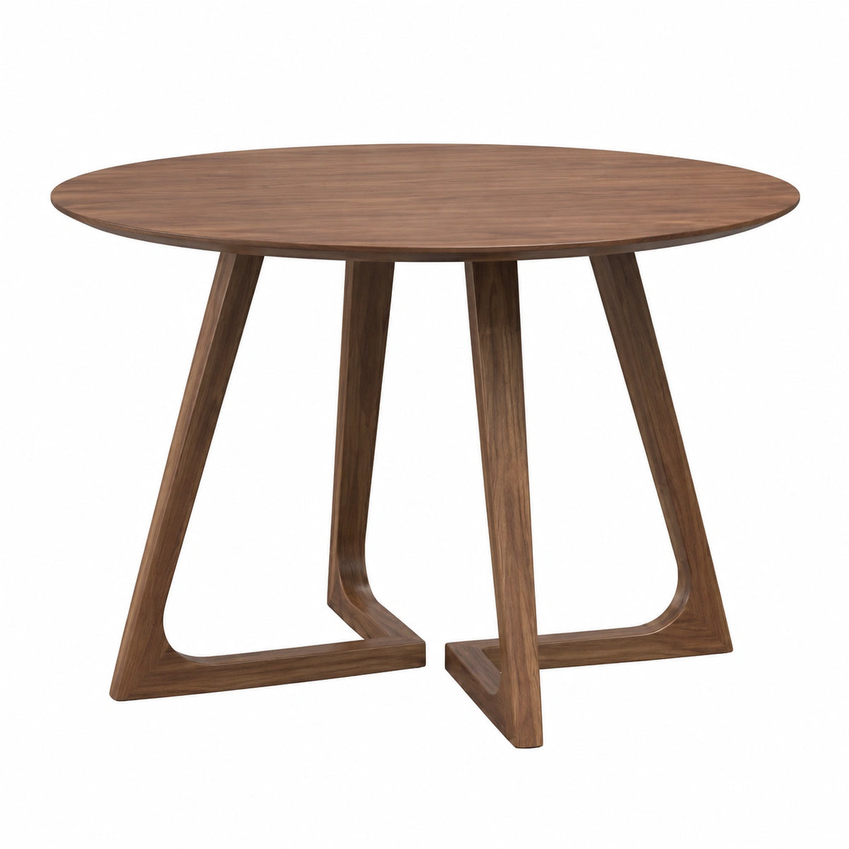 Tavolo da Pranzo Rotondo in Legno Massello Stile Rustico Moderno