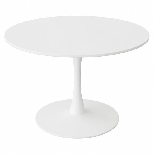 GrandCA HOME Tavolo rotondo moderno 110 cm stile tulipano, per cucina e soggiorno