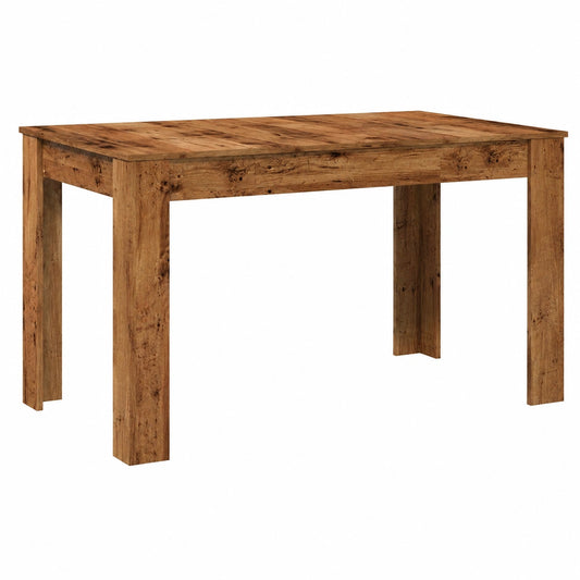 Tavolo da Pranzo in Legno Riciclato 140x75x76 cm Stile Vintage