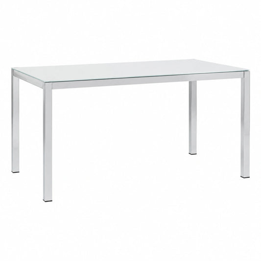 Tavolo da Pranzo Estensibile in Vetro Moderno 140/190cm - Milani Home
