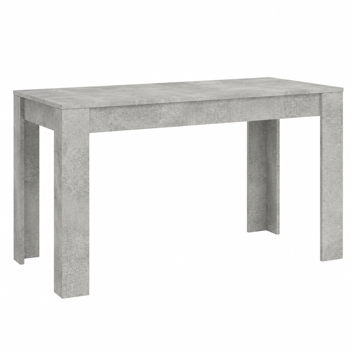 Tavolo da Pranzo Moderno Stile Minimalista in Truciolato Grigio Cemento