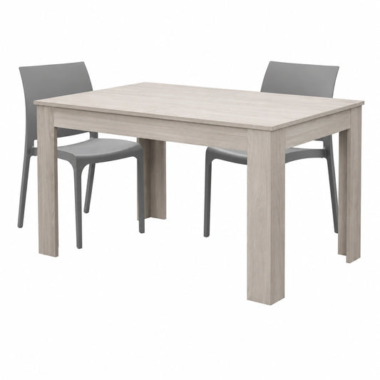 Tavolo Estensibile in Olmo Perla, Design Italiano, per Cucina e Soggiorno