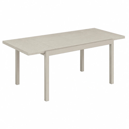 Tavolo da Giardino Estensibile Outsunny per 8-10 Persone, Alluminio e Acciaio, Grigio Argento, 154/214x85cm