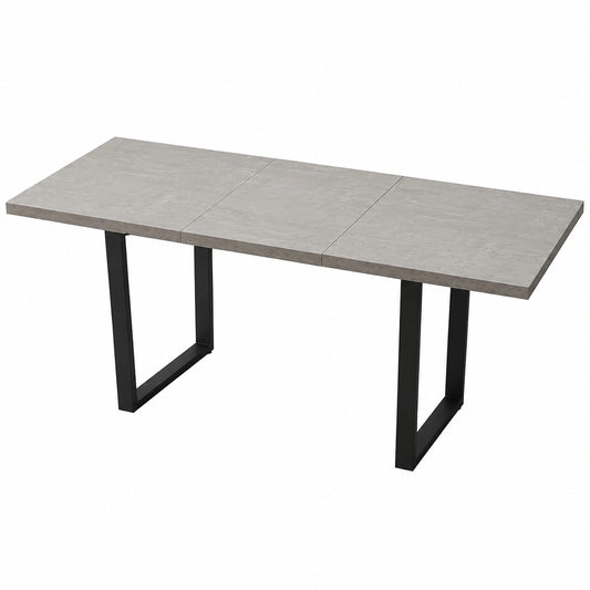Tavolo da Pranzo Estensibile JIEXI con Sedie, Design Moderno in MDF, 4-6 Posti, Soggiorno e Cucina, 130-170 cm